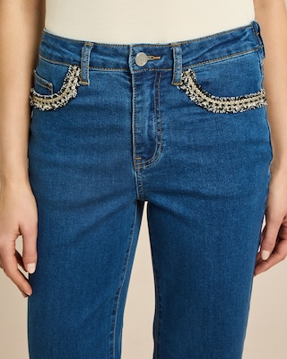 Produktabbildung 5 für Straight Leg Jeans mit Deko