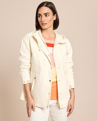 Produktabbildung für Jacke mit Kapuze und verdecktem Tunnelzug