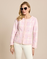 Produktabbildung für Blazer mit Perlendeko