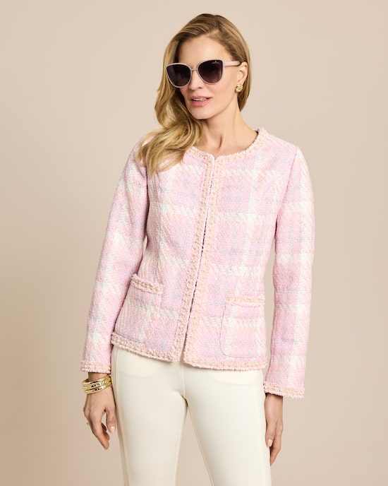 Produktabbildung für Blazer mit Perlendeko