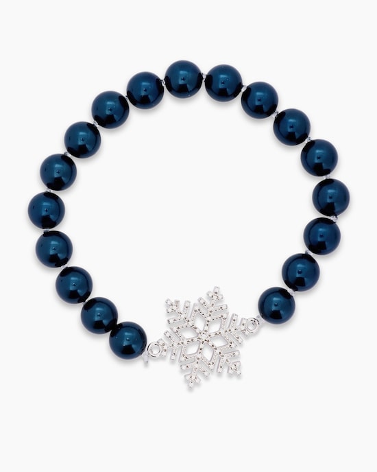 Produktabbildung für Flexarmband mit Schneeflocken-Charm