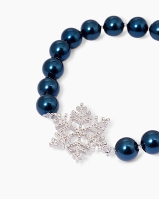 Produktabbildung 2 für Flexarmband mit Schneeflocken-Charm