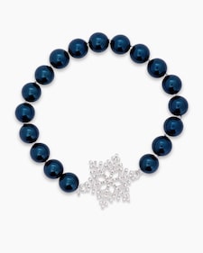 Produktabbildung für Flexarmband mit Schneeflocken-Charm