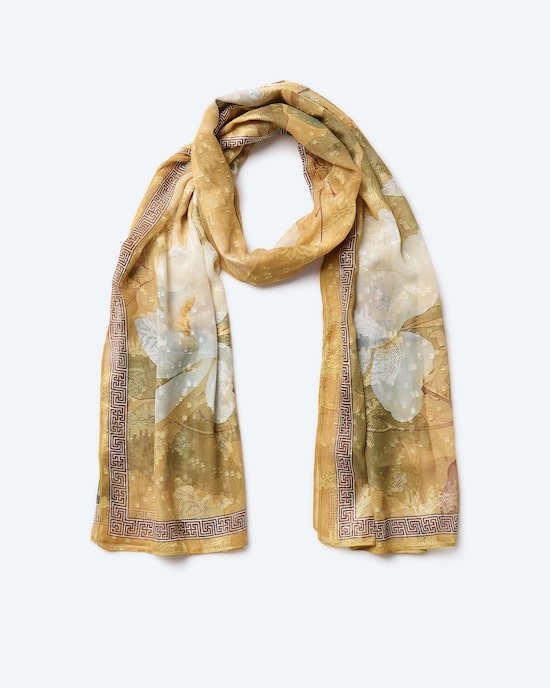 Produktabbildung für Schal mit Druck und Flöckchen