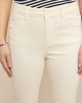 Produktabbildung 5 für Slim Fit Jeans verkürzt mit Zierstichen