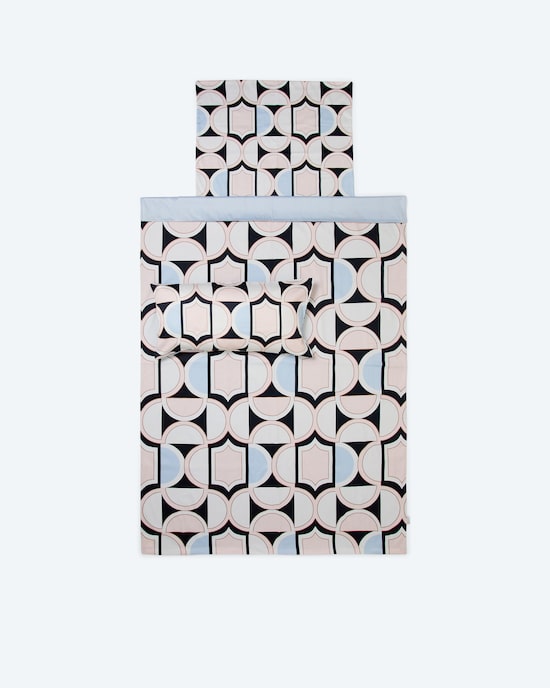 Produktabbildung für Mako-Satin Wendebettwäsche "Palma", 3tlg.