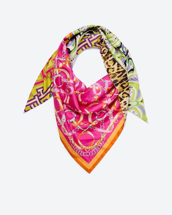 Produktabbildung für Seidentuch mit Druckmix