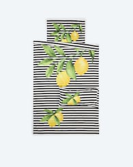 Produktabbildung für Mako-Satin Bettwäsche "Zitrone", 3tlg.