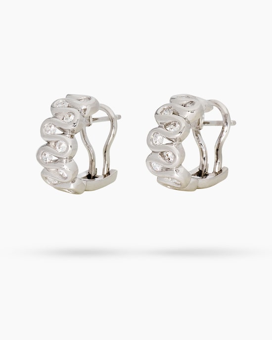 Produktabbildung für Ohrclipstecker mit Zirkonia