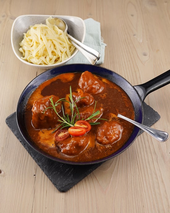 Produktabbildung für Geschmorte Schweinebäckle