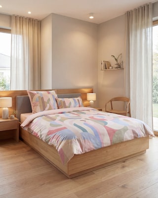 Produktabbildung 2 für Mako-Satin Wendebettwäsche "Stampi" 3tlg.