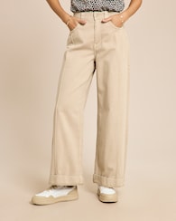 Produktabbildung für Wide leg Jeans mit Streifendetail