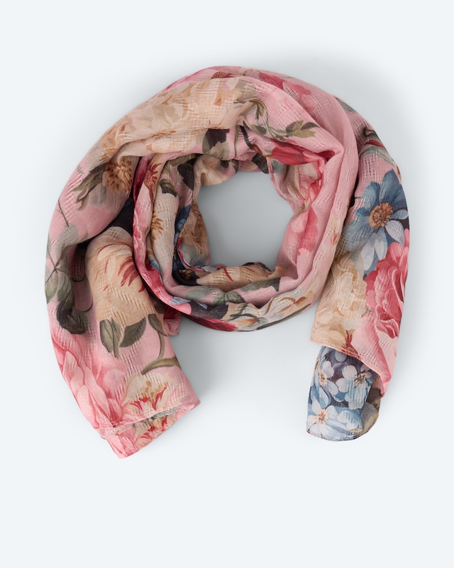 Schal Exklusiv-Rosendruck