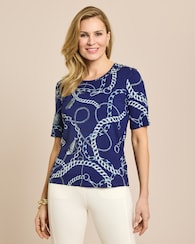 Produktabbildung für Shirt mit Kettenmuster