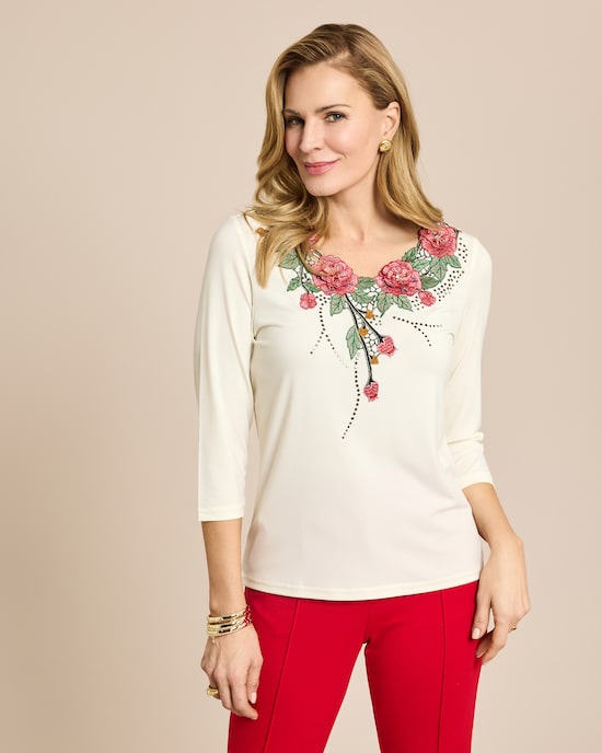 Produktabbildung für Shirt mit Verzierung