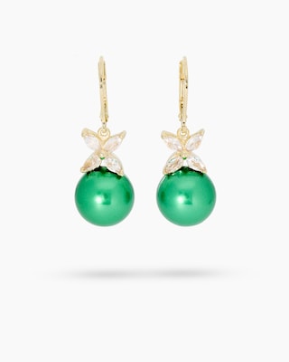 Produktabbildung 2 für Ohrhänger mit Muschelkernperlen 12 mm