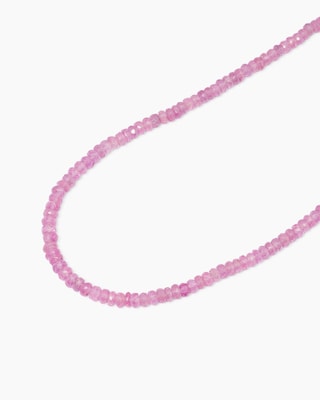 Produktabbildung 1 für Collier mit rosa Saphir