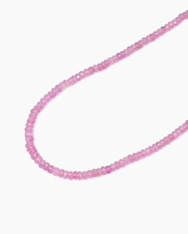 Produktabbildung für Collier mit rosa Saphir
