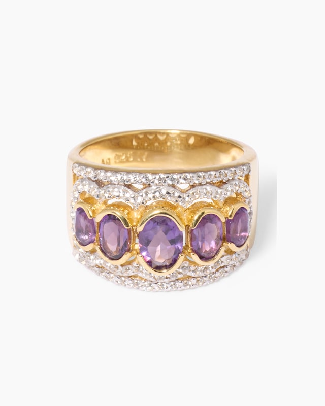 Ring mit Amethyst