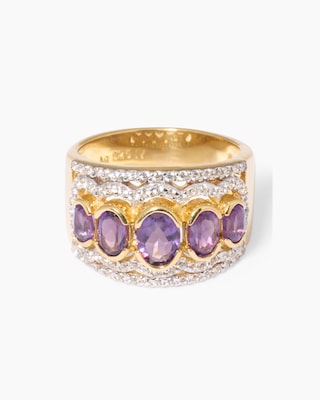 Produktabbildung 1 für Ring mit Amethyst