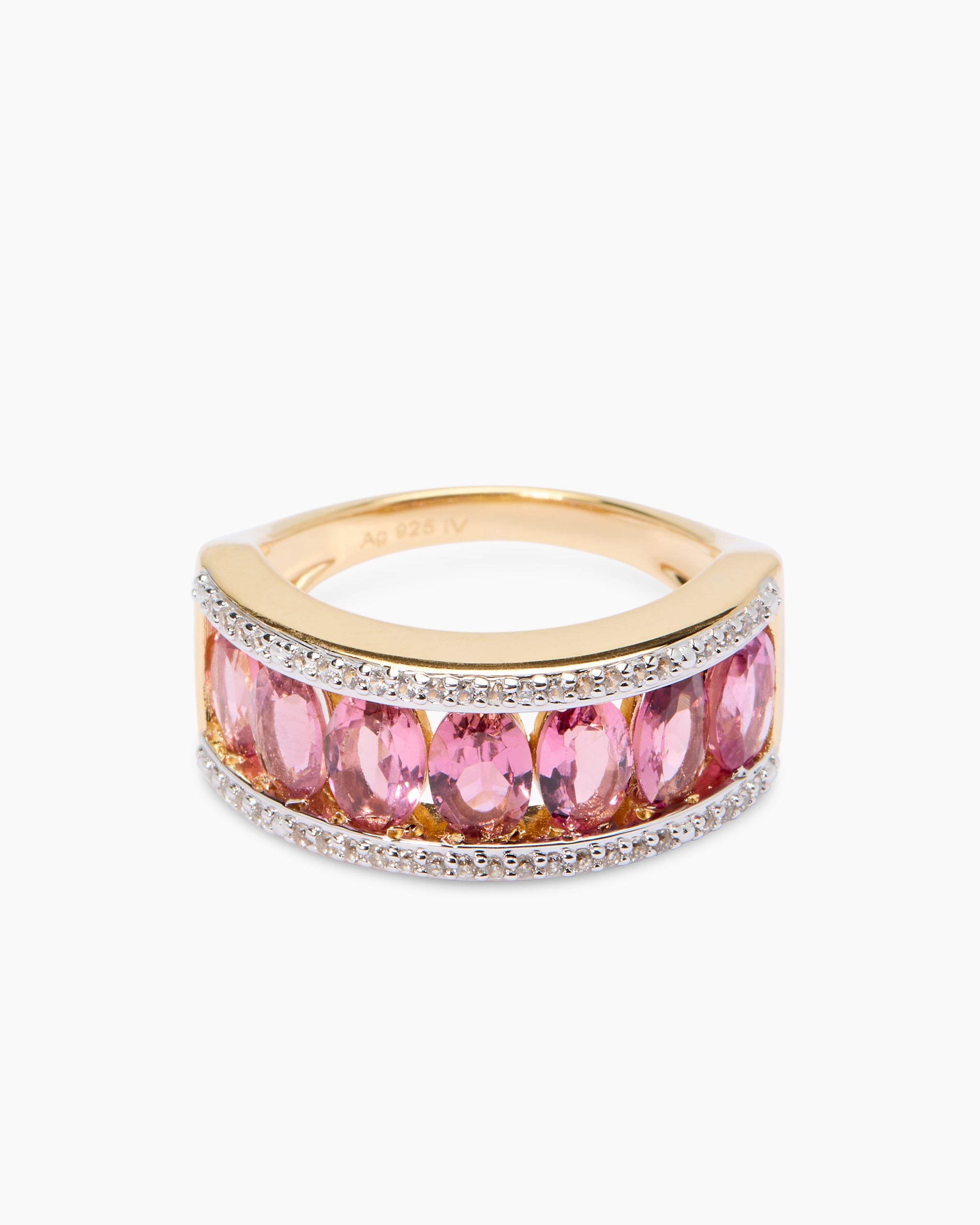 Produktabbildung für Ring mit Pink Turmalin & Zirkon