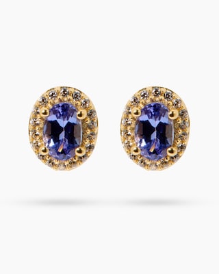 Produktabbildung 1 für Ohrstecker mit Tansanit