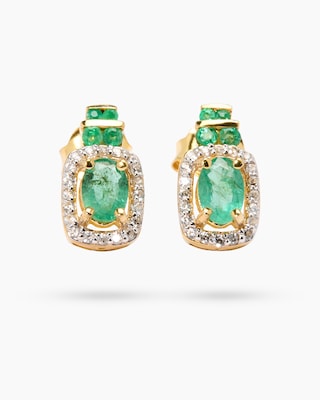 Produktabbildung 1 für Ohrstecker mit Smaragd