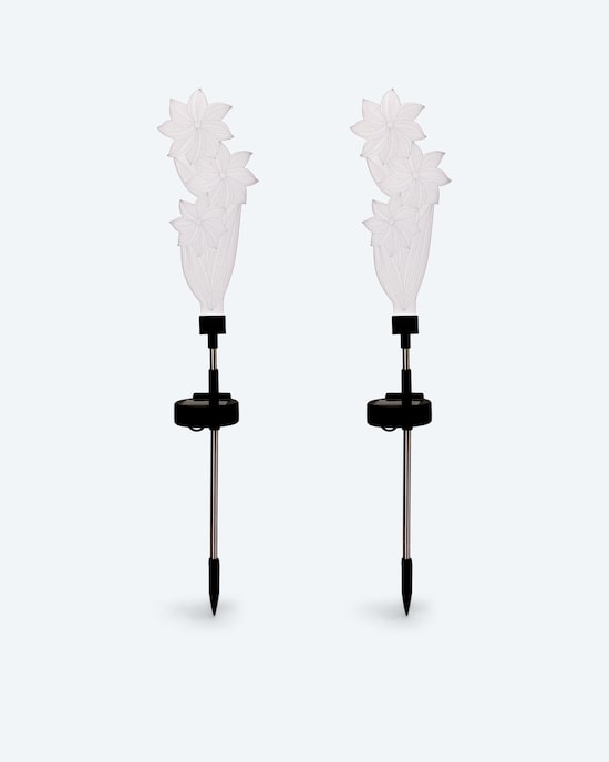 Produktabbildung für Solar-Plexiglas-Blumen, 2er-Set