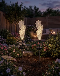 Produktabbildung für Solar-Plexiglas-Blumen, 2er-Set