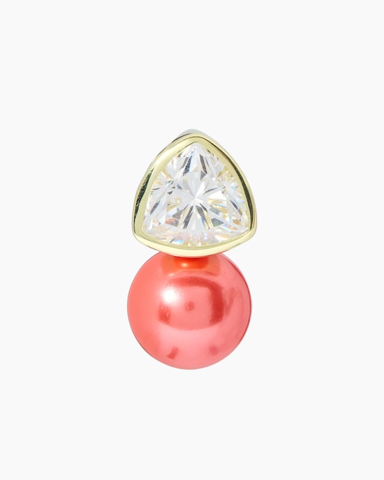 Produktabbildung für Anhänger mit Muschelkernperle 12 mm & Zirkonia