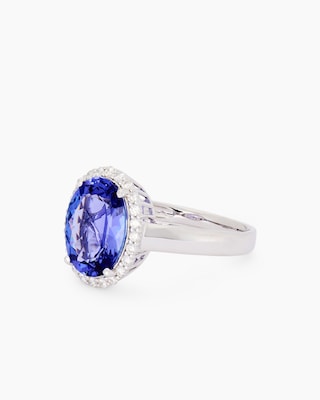 Produktabbildung 2 für Ring mit Tansanit AAAAA und Brillanten