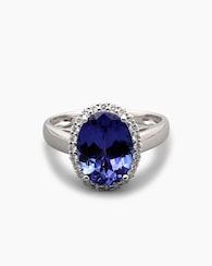 Produktabbildung für Ring mit Tansanit AAAAA und Brillanten