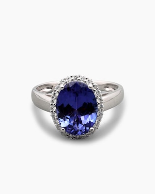 Produktabbildung 2 für Ring mit Tansanit AAAAA und Brillanten