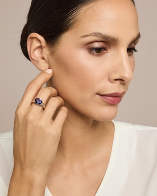 Produktabbildung 5 für Ring mit Tansanit AAAA