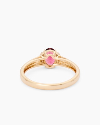 Produktabbildung 3 für Ring mit Pink Turmalin und Zirkonia