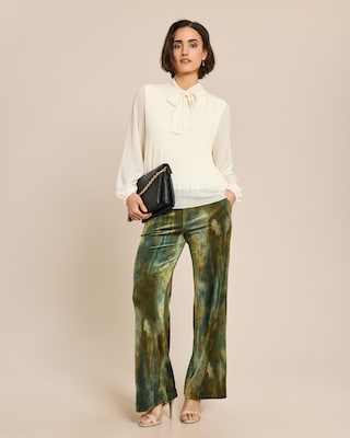 Produktabbildung 3 für Marlenehose mit Aquarelldruck