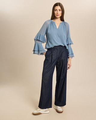 Produktabbildung 3 für Bluse mit Volants