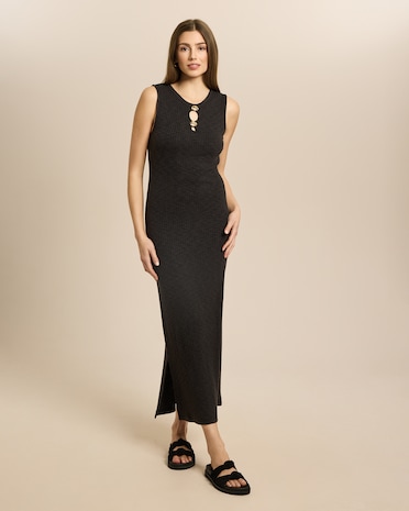 Produktabbildung für Jersey Kleid mit Rippe