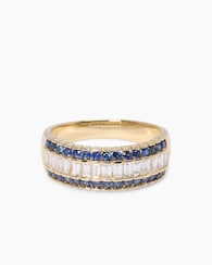 Produktabbildung für Ring mit Saphir & Diamanten