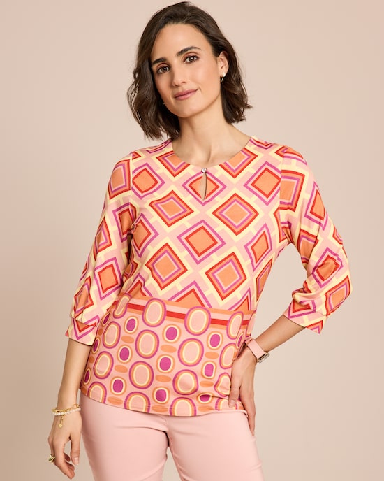 Produktabbildung für Shirt mit platzierten Druckmix