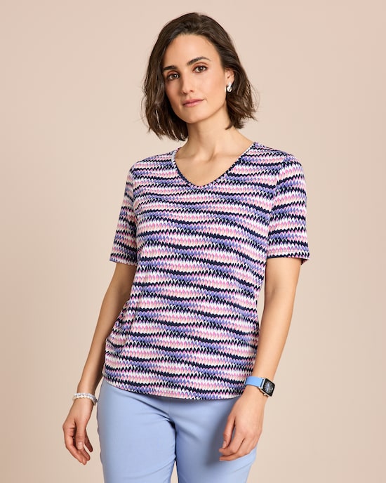 Produktabbildung für Shirt mit Minimal-Druck