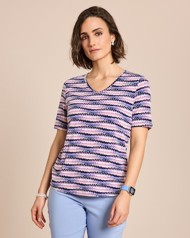 Produktabbildung für Shirt mit Minimal-Druck