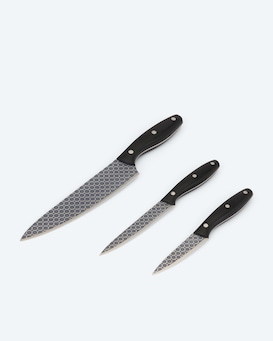Produktabbildung für Messer-Set "Waben", 3tlg.