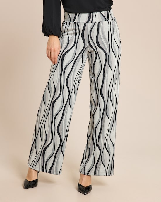 Produktabbildung für Jacquardhose in grafischem Design