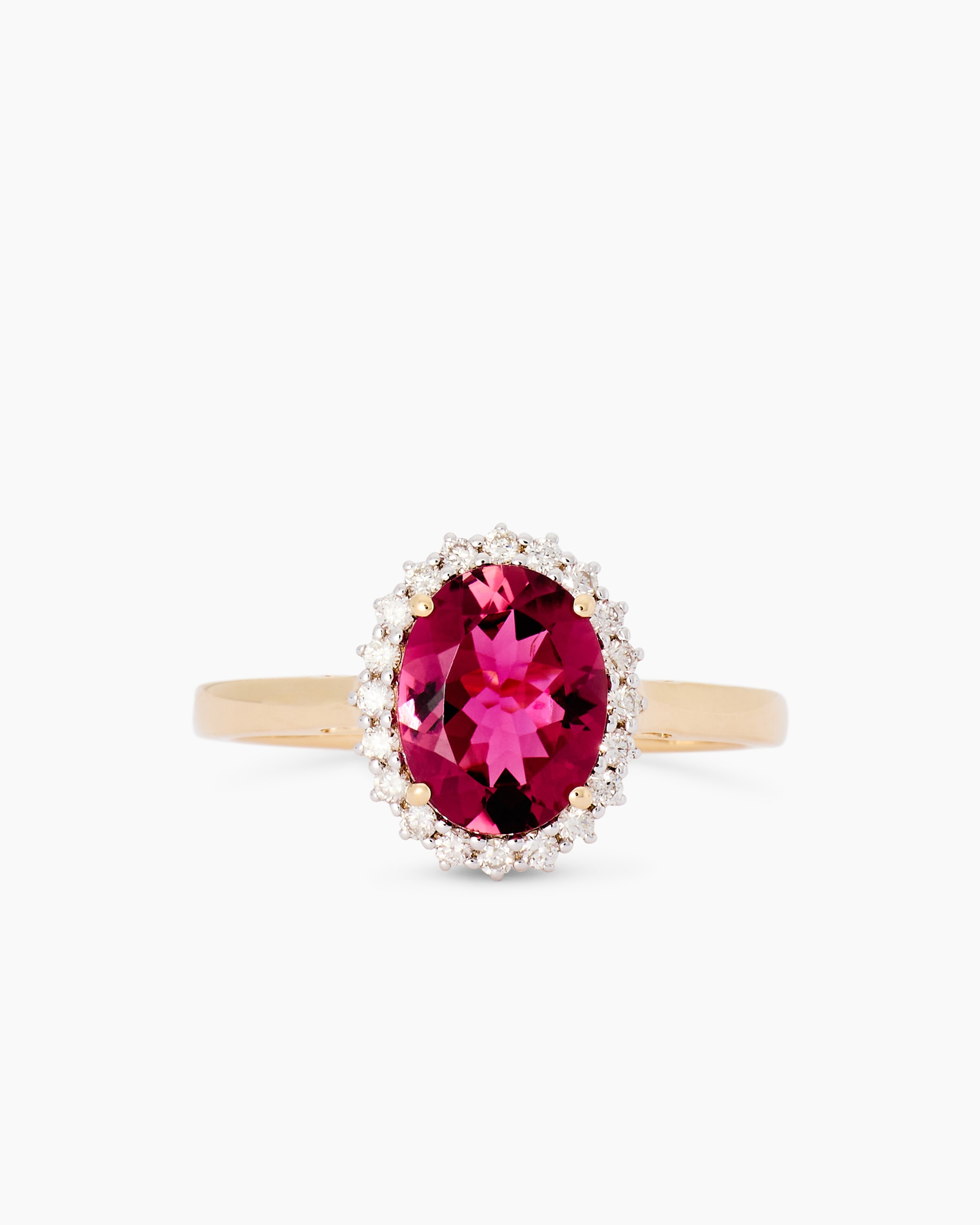 Produktabbildung für Ring mit Turmalin & Brillanten