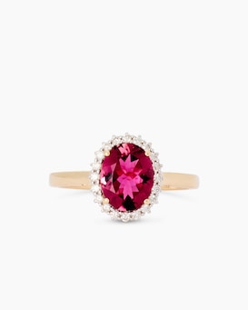 Produktabbildung für Ring mit Turmalin & Brillanten