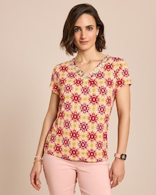 Produktabbildung für Shirt Mosaik-Druck in Batik-Optik