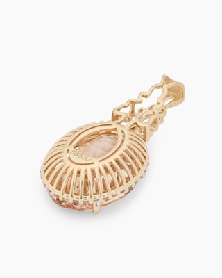 Produktabbildung 3 für Anhänger mit Morganit & Zirkonia