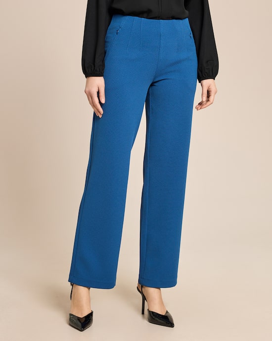 Produktabbildung für Marlenehose Waffelpique-Optik