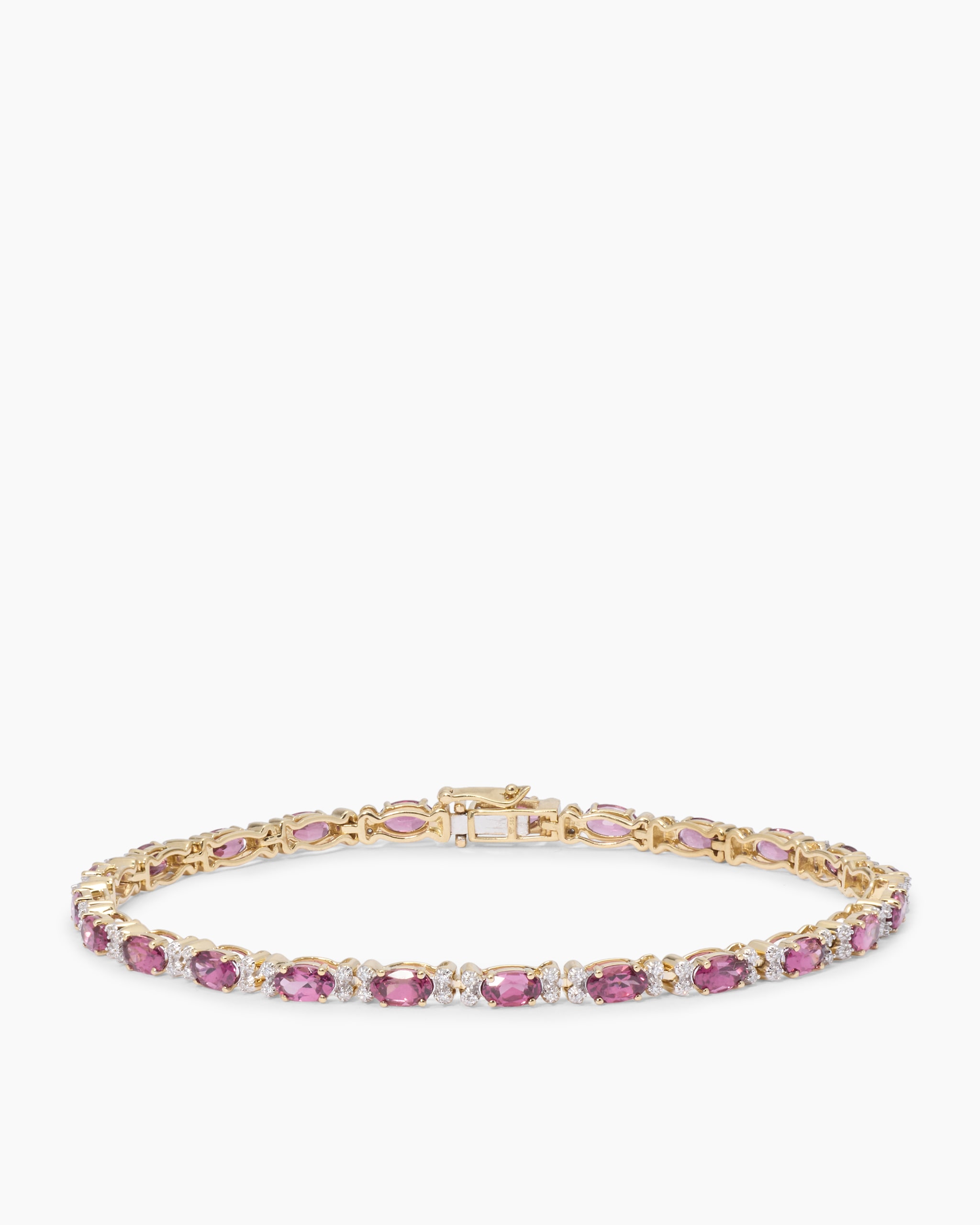 Produktabbildung für Armband mit Malawi Granat & Brillanten